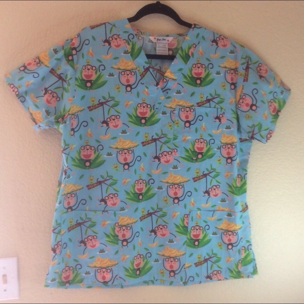 Womens scrub top